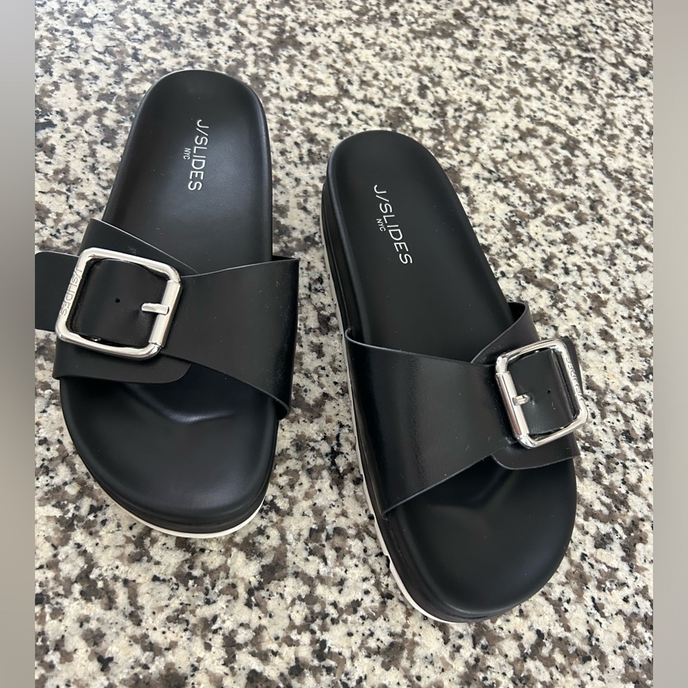 J/Slides Size 7.5 Worn Once Great Condition - image 3